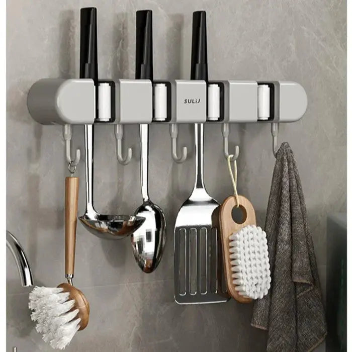 Ordnungsorganisator für Reinigungsgeräte | Platzsparend & sicher befestigt Zorenza