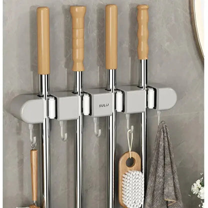 Ordnungsorganisator für Reinigungsgeräte | Platzsparend & sicher befestigt Zorenza