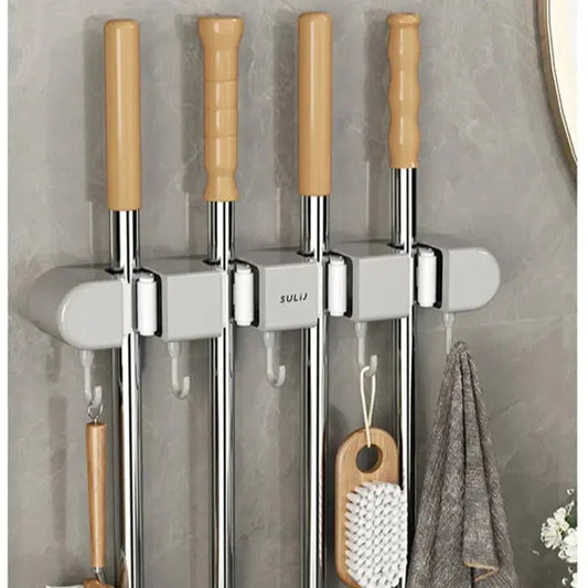 Ordnungsorganisator für Reinigungsgeräte | Platzsparend & sicher befestigt Zorenza