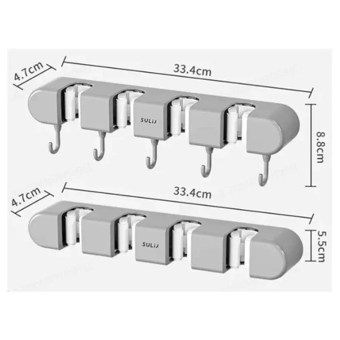Ordnungsorganisator für Reinigungsgeräte | Platzsparend & sicher befestigt Zorenza