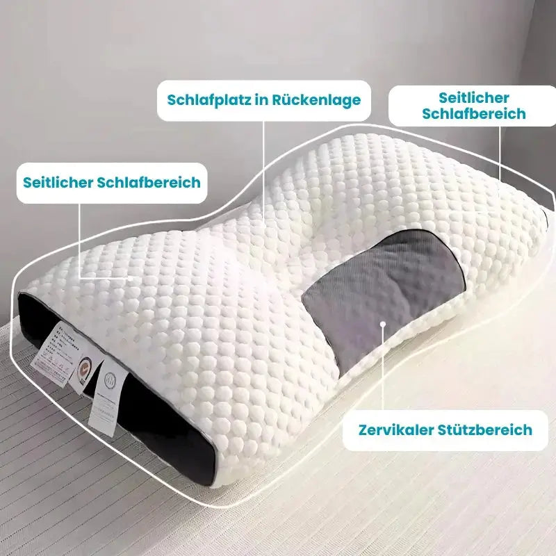 Orthopädisches 3D-Nackenkissen für besseren Schlaf Mivoza Deutschland