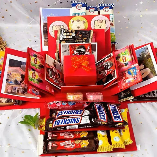 Personalisierte Explosionsbox (+ 8 Kostenlose Schmetterlinge) – Ein Schatz voller Erinnerungen Zorenza