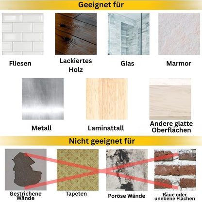 Nahtlose Klebehaken ohne Bohren – Starke Wandhaken für Bad &amp; Küche Mivoza Deutschland