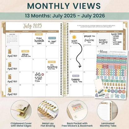 🔥Handmade Calendar Planner Stencil and 2026 Monthly Daily Weekly Study Planner(✨Same as in the video) Mivoza Deutschland