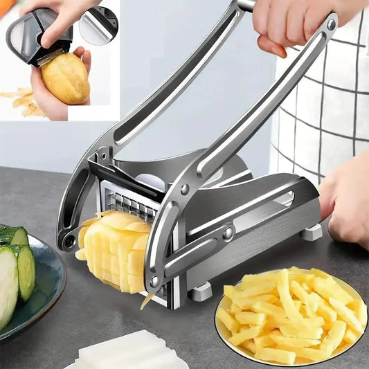 Pommes-Schneider | Robuster Edelstahl, ergonomischer Griff Zorenza