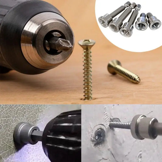 Positionier-Schrauberbits 5er Set — Ausrichtung langer Schrauben leicht gemacht Mivoza Deutschland