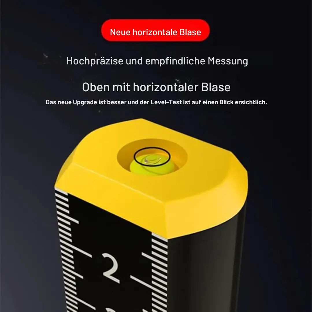 Präzisions-Höhenmessstab — Magnetfuß mit eingebauten Libellen Zorenza