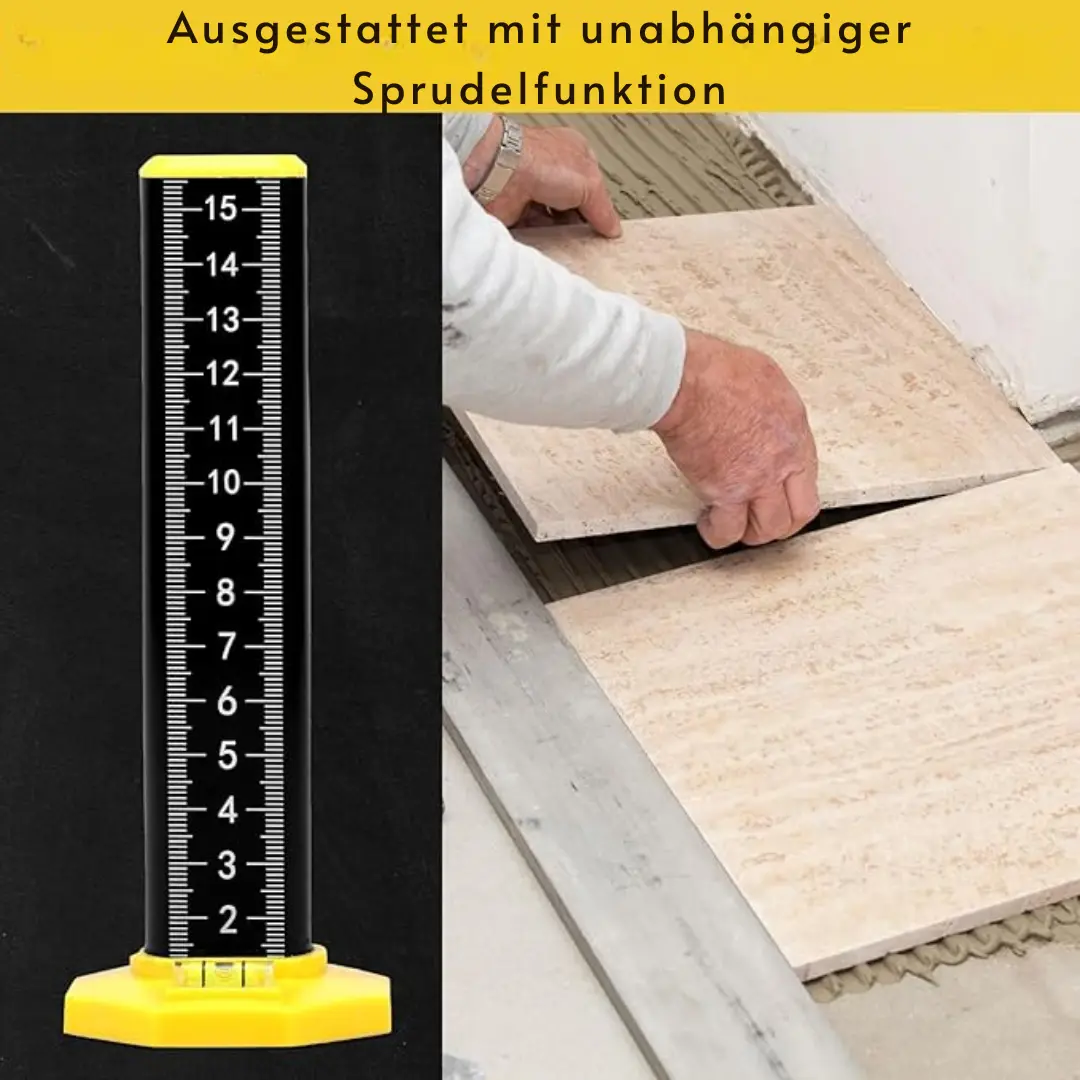 Präzisions-Höhenmessstab — Magnetfuß mit eingebauten Libellen Zorenza