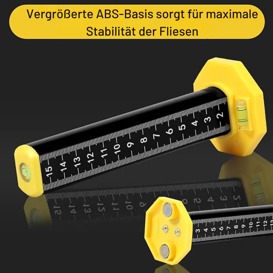 Präzisions-Höhenmessstab — Magnetfuß mit eingebauten Libellen Zorenza