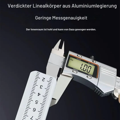Präzisions-Höhenmessstab — Magnetfuß mit eingebauten Libellen Zorenza