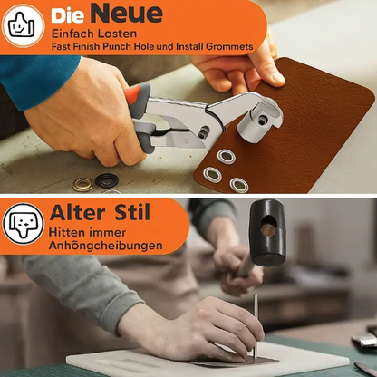 Profi-Ösenset — Einfach Ösen setzen ohne Kraftaufwand Zorenza