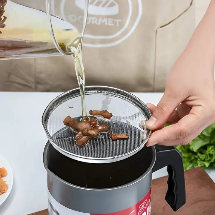 PurityPour™ Filtere unerwünschte Ölreste heraus! Mivoza Deutschland