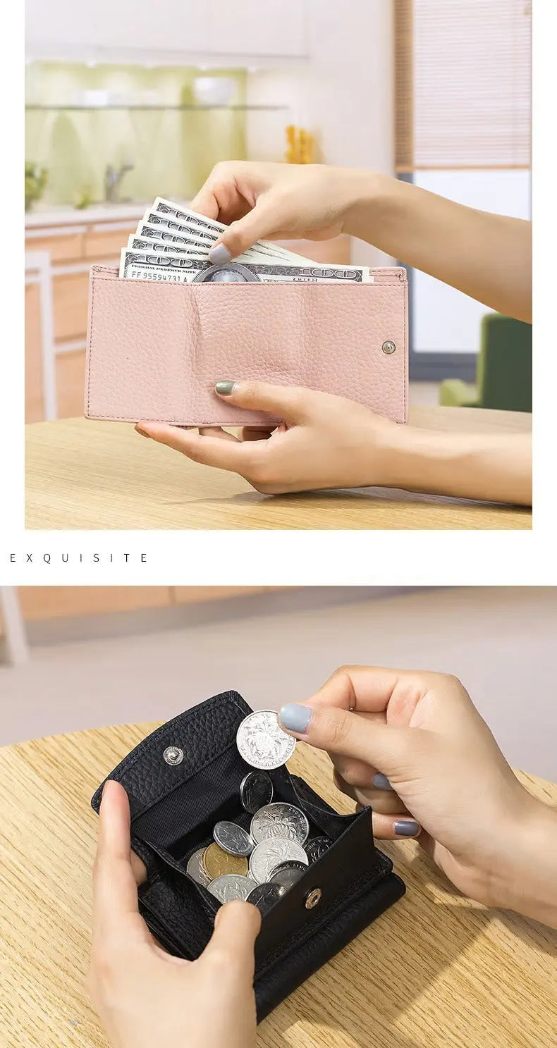 RFID Blocking Leder Geldbörse – Stylisch, Kompakt und Sicher Zorenza