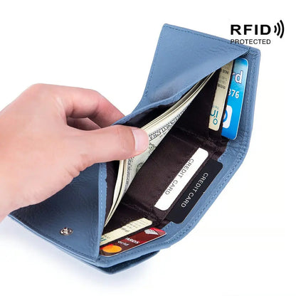 RFID Blocking Leder Geldbörse – Stylisch, Kompakt und Sicher Zorenza