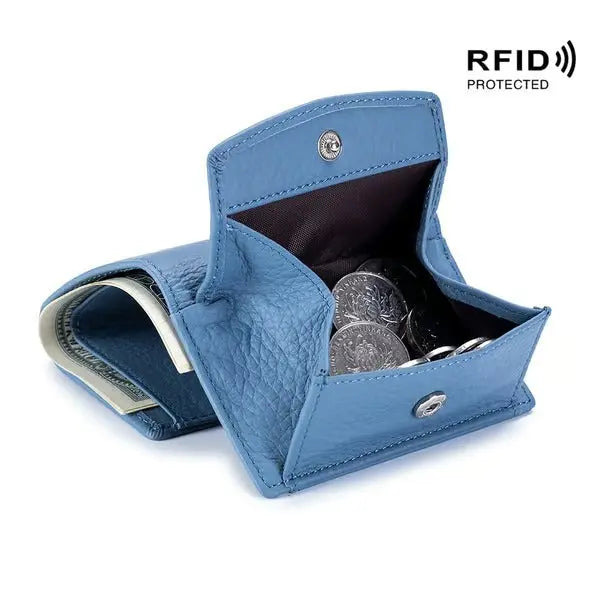RFID Blocking Leder Geldbörse – Stylisch, Kompakt und Sicher Zorenza