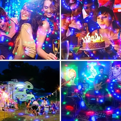 RGB Strobe LED Rotierende Glühbirne – Erschaffen Sie eine Partyatmosphäre mit bunten Lichtern! Zorenza