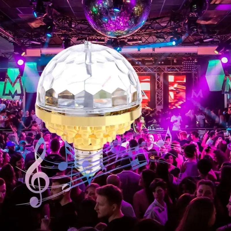 RGB Strobe LED Rotierende Glühbirne – Erschaffen Sie eine Partyatmosphäre mit bunten Lichtern! Zorenza