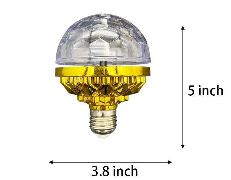 RGB Strobe LED Rotierende Glühbirne – Erschaffen Sie eine Partyatmosphäre mit bunten Lichtern! Zorenza