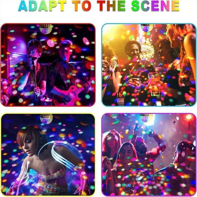 RGB Strobe LED Rotierende Glühbirne – Erschaffen Sie eine Partyatmosphäre mit bunten Lichtern! Zorenza
