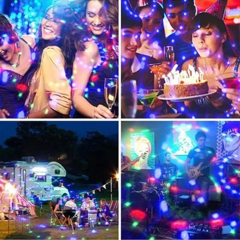 RGB Strobe LED Rotierende Glühbirne – Erschaffen Sie eine Partyatmosphäre mit bunten Lichtern! Zorenza