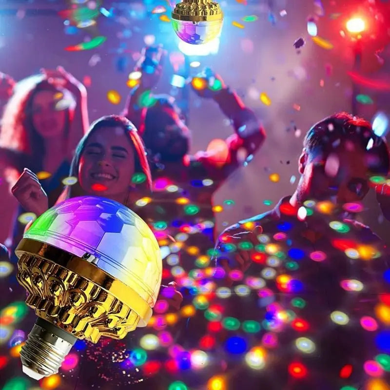 RGB Strobe LED Rotierende Glühbirne – Erschaffen Sie eine Partyatmosphäre mit bunten Lichtern! Zorenza