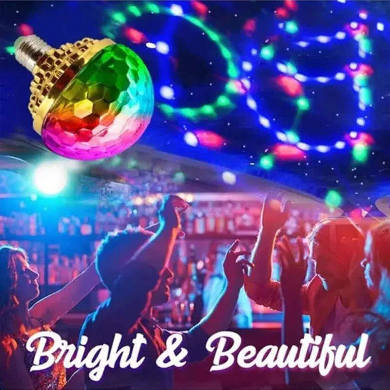 RGB Strobe LED Rotierende Glühbirne – Erschaffen Sie eine Partyatmosphäre mit bunten Lichtern! Zorenza