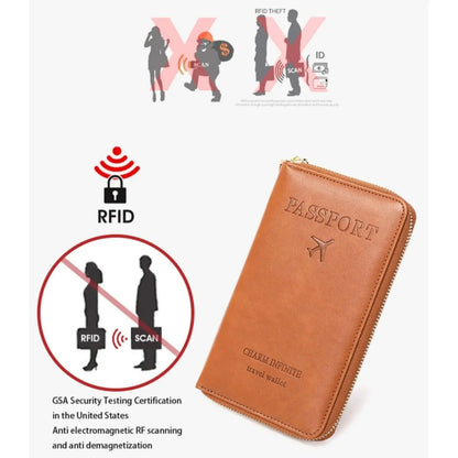 Reisebrieftasche mit RFID-Blocker — Sicher gegen unerlaubte Scans Mivoza Deutschland