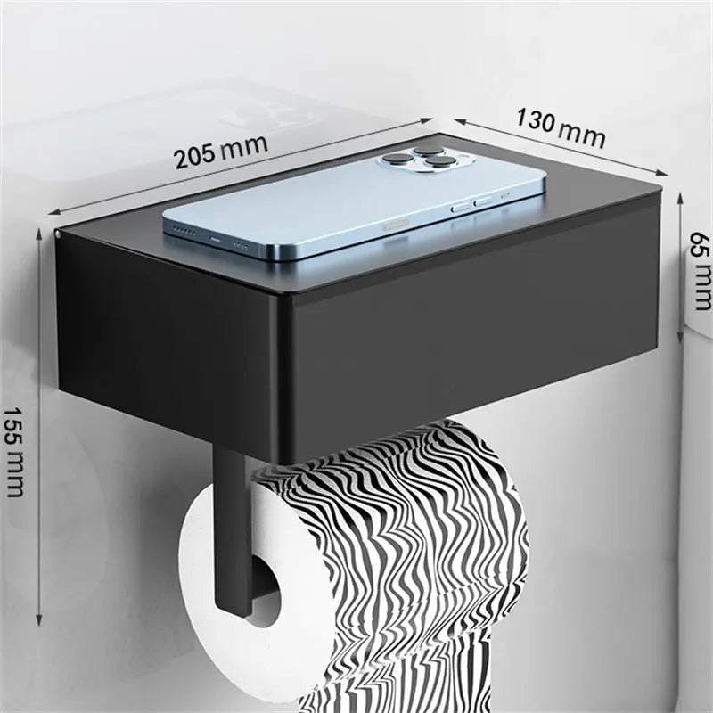 RollRack™ Wandmontierter Toilettenpapier Halter Mivoza Deutschland