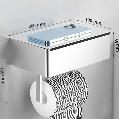 RollRack™ Wandmontierter Toilettenpapier Halter Mivoza Deutschland