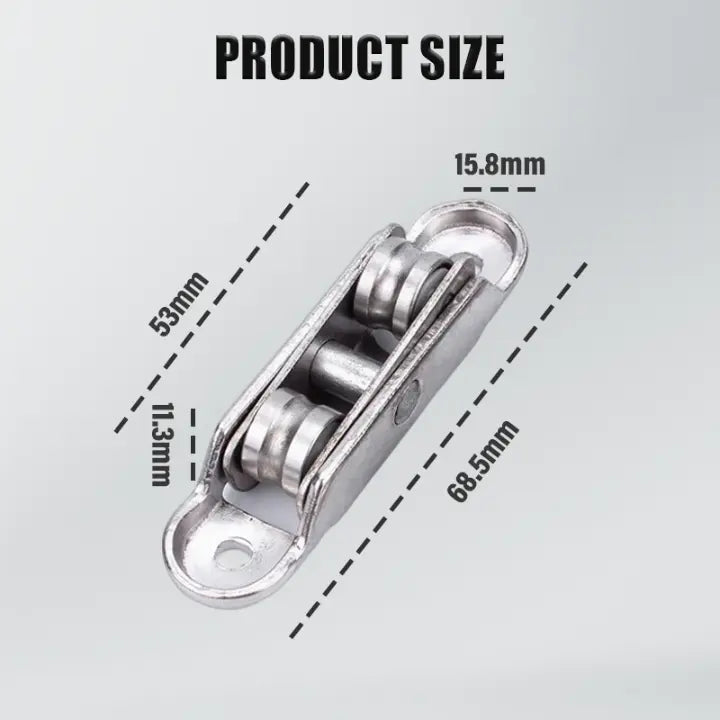 Rollenset für PVC-Schiebetüren | Leise, langlebig & korrosionsbeständig Zorenza