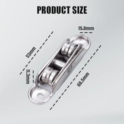 Rollenset für PVC-Schiebetüren | Leise, langlebig & korrosionsbeständig Zorenza