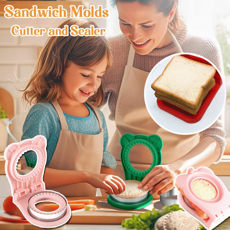 Sandwich-Formenschneider und Versiegelungsgerät – Perfekte Snacks für Kinder Zorenza