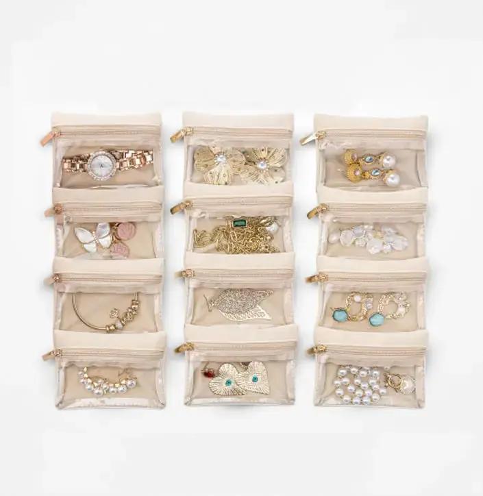 Schmuckbox mit durchsichtigen Fächern – geordnet und geschützt aufbewahren Zorenza