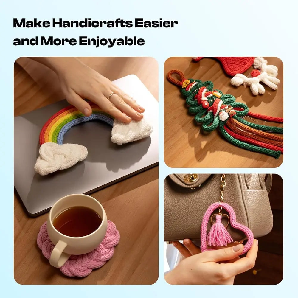 Schnellstrickmaschine für I-Cord — Schneller I-Cord-Macher mit perfekter Spannung Zorenza