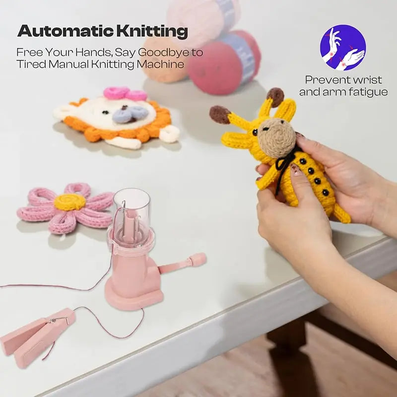 Schnellstrickmaschine für I-Cord — Schneller I-Cord-Macher mit perfekter Spannung Zorenza