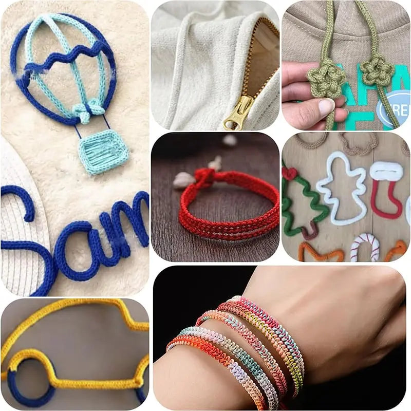 Schnellstrickmaschine für I-Cord — Schneller I-Cord-Macher mit perfekter Spannung Zorenza