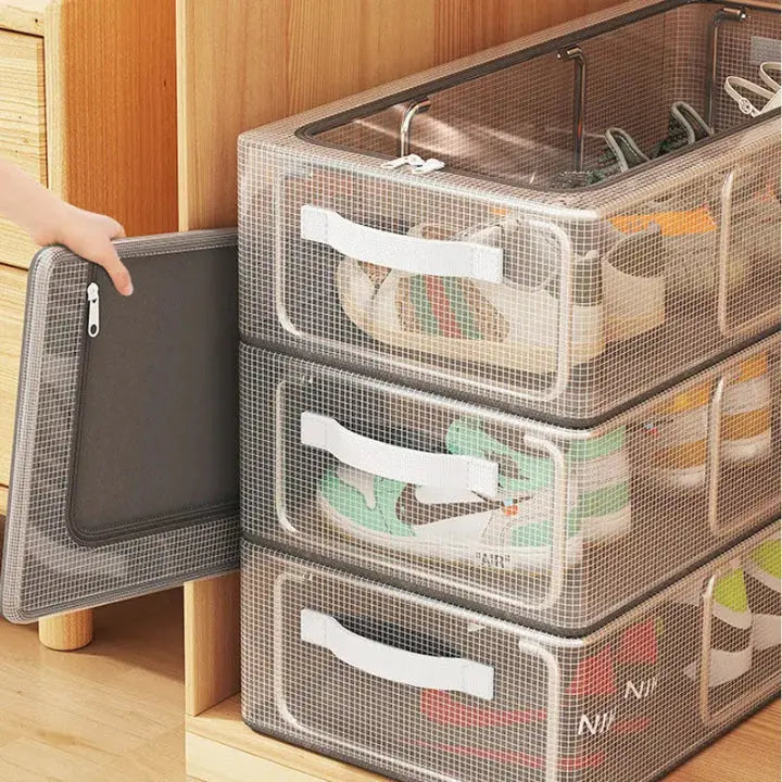 PVC Shoe Storage Box - Waterproof & Foldable Mivoza Deutschland