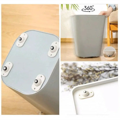 Selbstklebende 360°-Möbelrollen | Leichtgängige und robuste Edelstahlräder (8 Stück) Zorenza