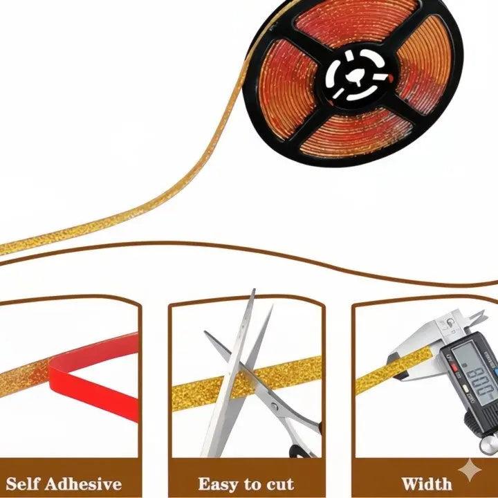 Selbstklebendes Fugenband – Schimmelschutz für Bad & Küche Zorenza