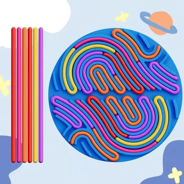 Sensorisches Aktivitätsbrett – Fördert Entspannung & reduziert Angstgefühle Zorenza