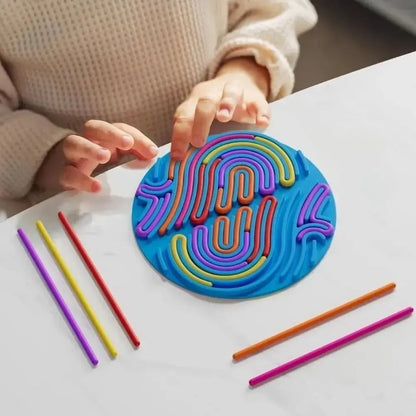 Sensorisches Aktivitätsbrett – Fördert Entspannung & reduziert Angstgefühle Zorenza