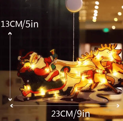 Silhouettenlicht | Kristallklares Acryl, warmes Festlicht Zorenza