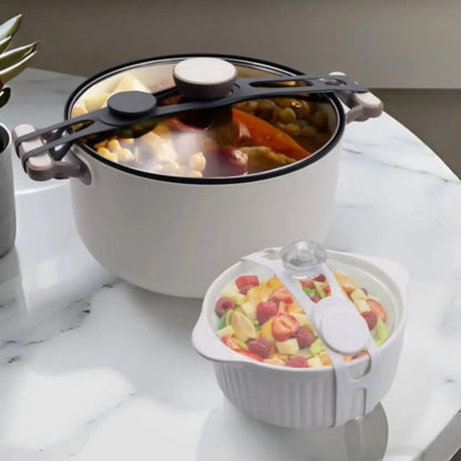 Silikon-Halteband für Schüsseln & Behälter – Zuverlässige Deckelsicherung (2er-Set) Zorenza