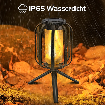Solar-Flammenlaterne mit 4 Leuchtmodi – Wetterfestes Licht für Garten, Terrasse & Camping Zorenza