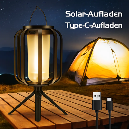 Solar-Flammenlaterne mit 4 Leuchtmodi – Wetterfestes Licht für Garten, Terrasse & Camping Zorenza
