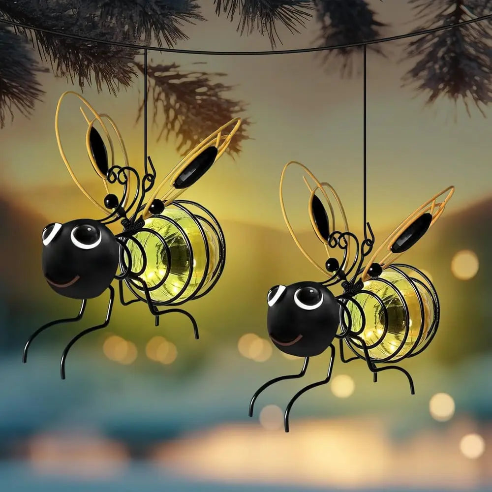 Solarbetriebene Outdoor-Bienenlichter – Perfekt für Terrasse, Zaun oder Balkon Zorenza