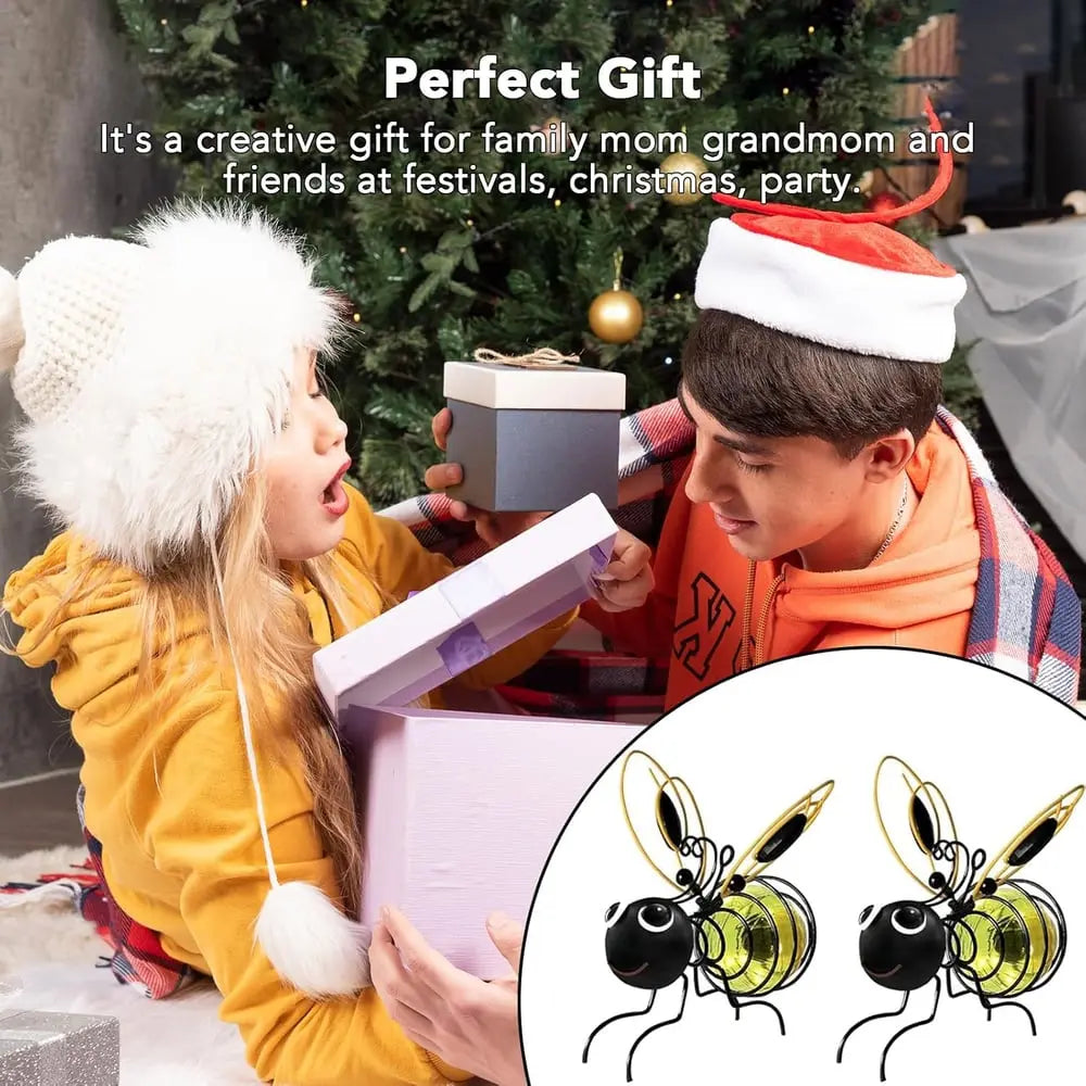 Solarbetriebene Outdoor-Bienenlichter – Perfekt für Terrasse, Zaun oder Balkon Zorenza