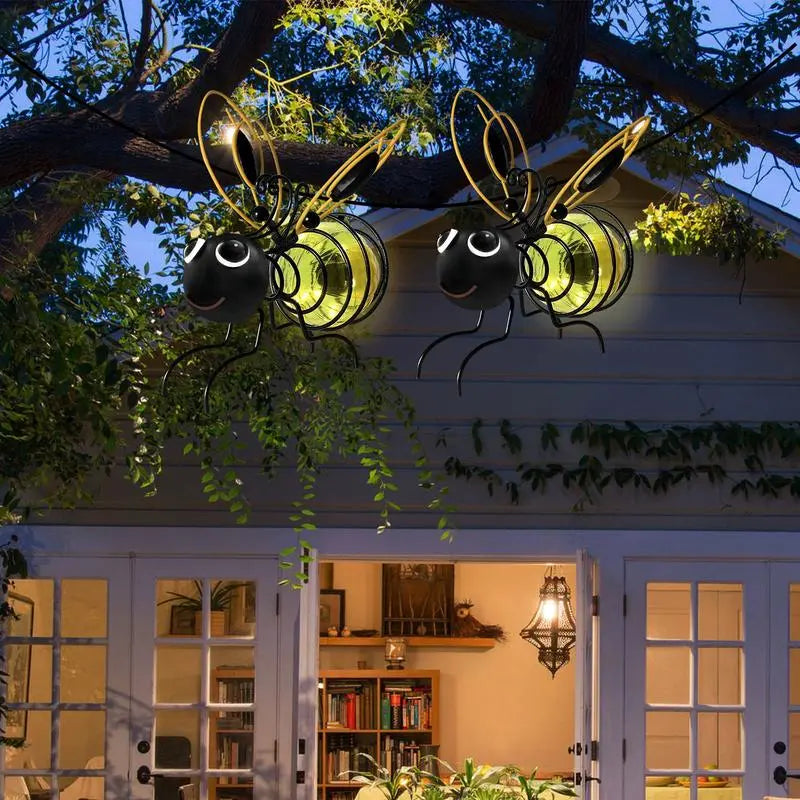 Solarbetriebene Outdoor-Bienenlichter – Perfekt für Terrasse, Zaun oder Balkon Zorenza