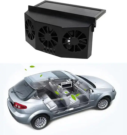 Solarbetriebener Auto-Ventilator – Kabellos & Kompakt Zorenza