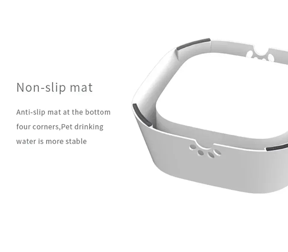 Spritzfreier 2L-Wasserspender für saubere Böden & glückliche Haustiere Zorenza